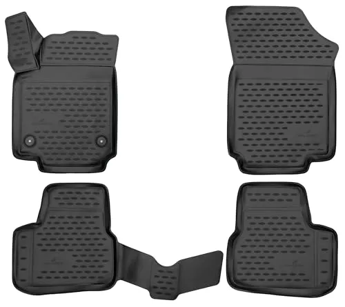 WALSER Kofferraumwanne Gummimatten XTR für VW Up (2011-heute) - Maßgeschneiderte Gummimatten für VW Up, hitze- und kältebeständig. Einfache Reinigung und perfekte Passform sorgen für Schutz und Komfort im Fahrzeug.