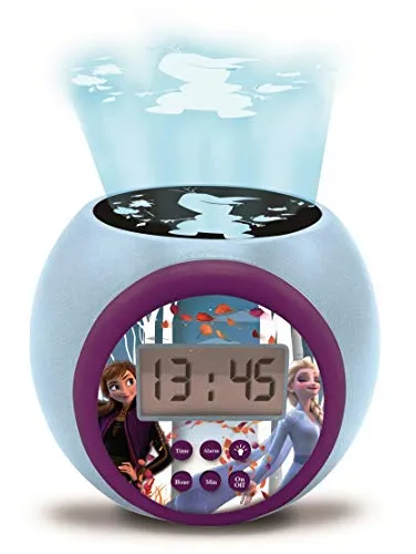 Lexibook Disney Frozen Elsa Projektionswecker in blau von LEXIBOOK