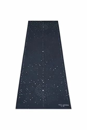 Yoga Design Lab Hot Yoga Handtuch | rutschfest, leicht, recyceltes, saugfähiges Mikrofaser Yogahandtuch | schnelltrocknend, waschmaschinenfest | Ideal für Hot Yoga, Sport, Reisen (Celestial)