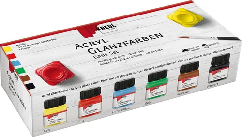 Acryl Glanzfarben Basis Set