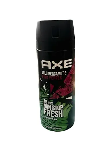 Axe Bodyspray Wild Mojito & Cedarwood 150ml - Deo für Männer mit aufregendem Duftmix aus Bergamotte & rosa Pfeffer, der bis zu 48 Stunden lang frisch hält. Ideal für den modernen Mann, der Selbstbewusstsein ausstrahlen möchte.