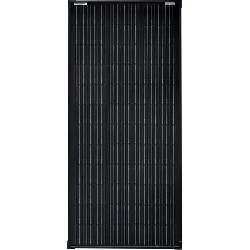 enjoy solar® Solarpanel 100W 12V - Monokristallines FULL BLACK Design - Hochwertiges Solarmodul mit über 21% Wirkungsgrad und elegantem, vollständig schwarzem Design. Ideal für autarke Energieversorgung und wetterfest für den Außeneinsatz.