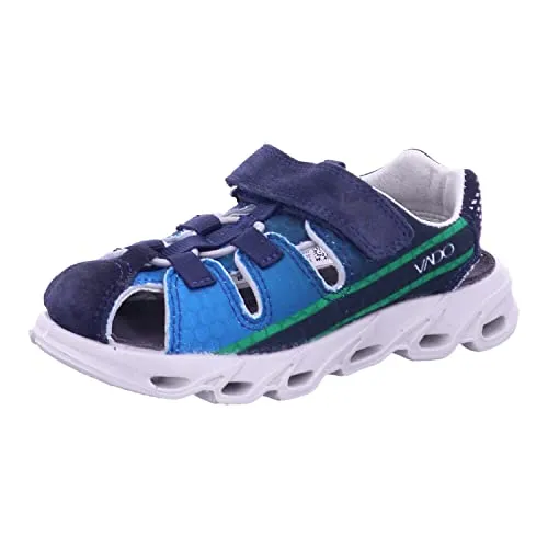 Vado Klettschuhe Uni 31333836383330 Blau 32 EU - Wanderschuhe für Kinder, bequem mit Klettverschluss und geschlossener Zehenkappe, ideal für Outdoor-Aktivitäten und warme Tage.