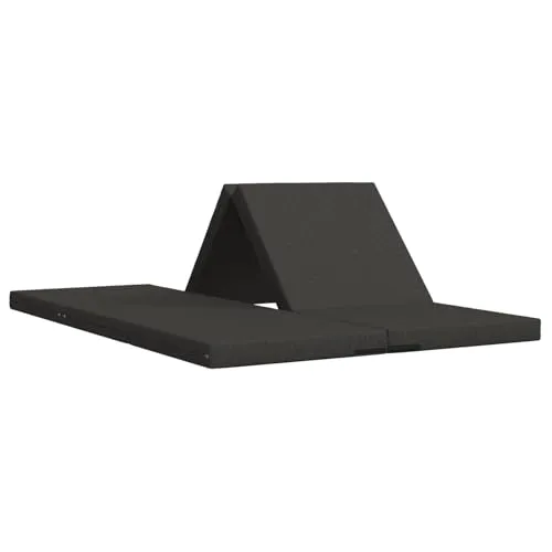 vidaXL Klappsofa Bett 140 x 67 x 45 cm Dunkelgrau