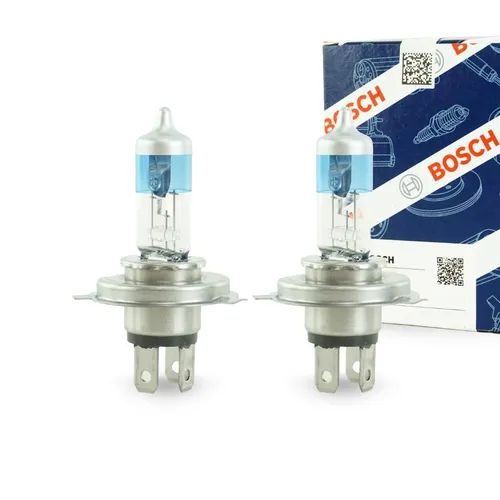 BOSCH H4 Ultra White 4200K Halogen Glühbirne 2er Set