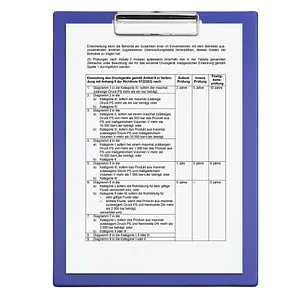 MAUL Klemmbrett 2335237 DIN A4 blau Karton, 1 St. von Maul