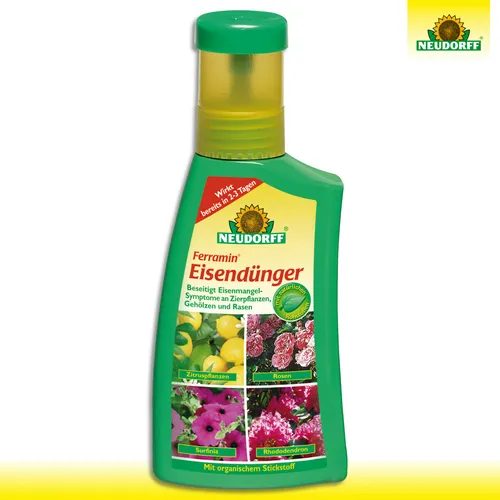 Neudorff Ferramin 250 ml Eisendünger | Beseitigt Eisenmangel-Symptome