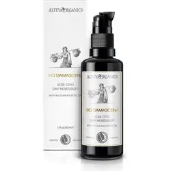 Alteya Bio Tagesfeuchtigkeitscreme 50 ml - NaTrue-zertifizierte Tagescreme mit Bio-Rosenöl, ideal für alle Hauttypen. Verjüngt die Haut und stellt ihre jugendliche Vitalität wieder her.