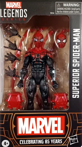 Hasbro Marvel 85th Anniversary Superior Spider-Man Actionfigur - Puppen, Spielzeugfigur - Detailgetreue Marvel Legends Actionfigur zum 85-jährigen Jubiläum, perfekt für Sammler und Fans.