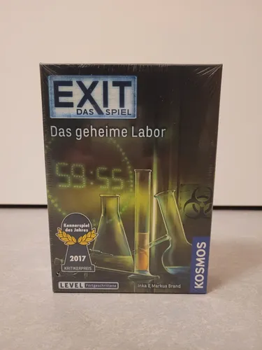 Kosmos 692742 EXIT - Das geheime Labor, Escape Room Spiel für 1-4 Spieler ab 12 Jahren