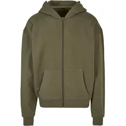 Build Your Brand Herren Hoodie Ultra Heavy Zip Hoody – Lässiger Hoodie mit Reißverschluss