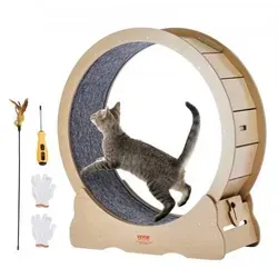 VEVOR Katzenlaufrad 91cm für Katzen im Innenbereich