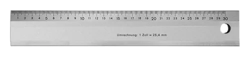 Horex Leichtmetall-Maßstab 1000 mm - Präziser Maßstab aus leichtem Metall, ideal für Handwerk und Bauprojekte, robust und langlebig.
