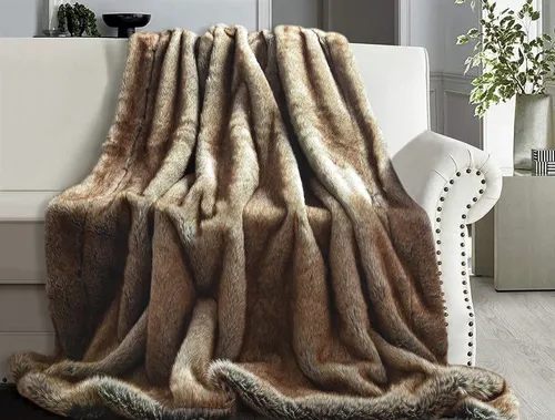 AMBIENTE-LEBENSART.DE Kuscheldecke Steppenwolf - Wohndecke aus 80% Acryl und 20% Polyester, ideal für gemütliche Abende und stilvolle Akzente in Ihrem Wohnraum.