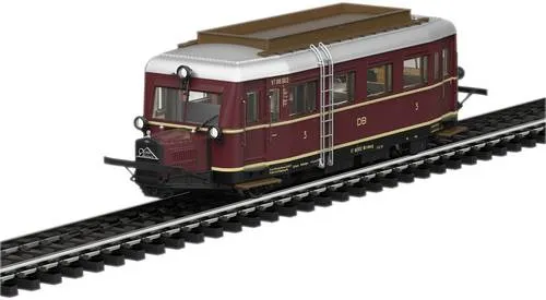 Märklin 38135 H0 Schienenbus VT 88.9, DB, Ep. III - H0 Lokomotive mit MFX-Sound, perfekt für Modelleisenbahner und nostalgische Eisenbahnfreunde, Epoche III, digital gesteuert.