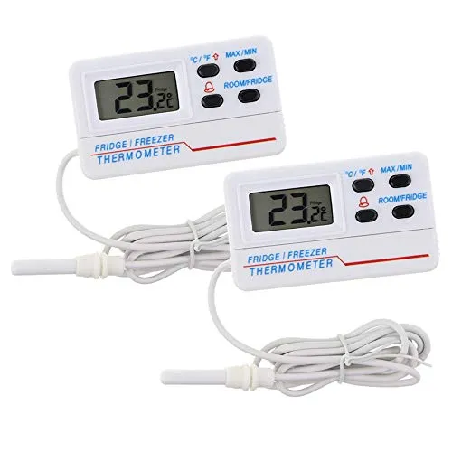 Digitales Kühlschrank-Gefrierschrank-Thermometer mit Temperatur-Warnalarm