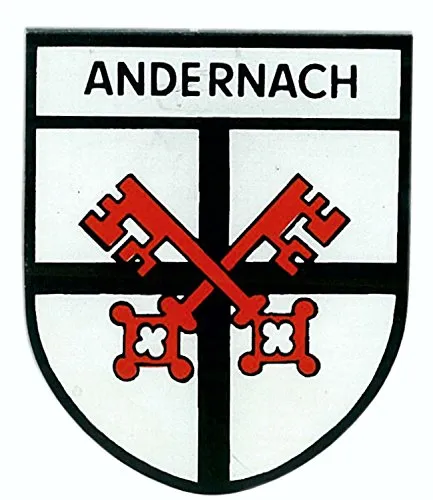 carstyling XXL Aufkleber Wappen Andernach 75 x 60 mm