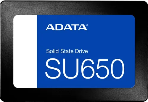 ADATA SU650 1 TB - 2,5 Zoll SATA III SSD, hohe Geschwindigkeit mit 520 MB/s Lesen und 450 MB/s Schreiben für optimale Leistung