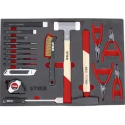 STIER Werkzeugsatz 18-tlg von STIER