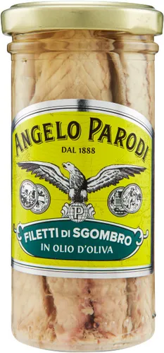 FILETTI DI SGOMBRO OLIO D'OLIVA 150 GR - ANGELO PARODI