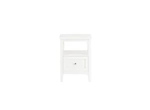 SoBuy Nachttisch FBT131 - Schmaler Beistelltisch für Schlafzimmer - Nachtkonsolen mit modernem Design, ideal für kleine Räume. Einfache Selbstmontage und hohe Qualität zum attraktiven Preis.