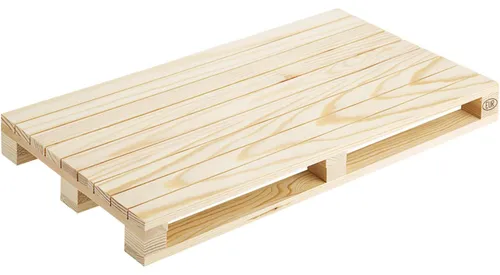 Produktbild Mini-Holzpalette, Holzpalette, Servierpalette, 20x13x3,5cm : 35 x 20 cm, natur Variante: 35 x 20 cm, natur