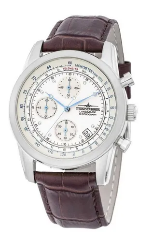 Thunderbirds Chronograph Landmark TB1001-01 – Herrenuhr mit Lederband