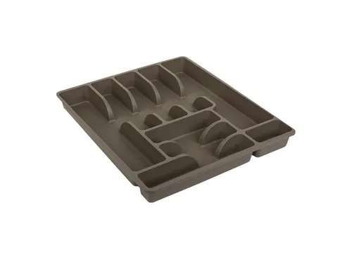 Engelland Besteckkasten Besteckeinsatz für Schubladen 40 cm (Vorteils-Set, 1 St., 45 x 39 x 5 cm), BPA-frei, robuster PP-Kunststoff, für alle handelsüblichen Schubladen