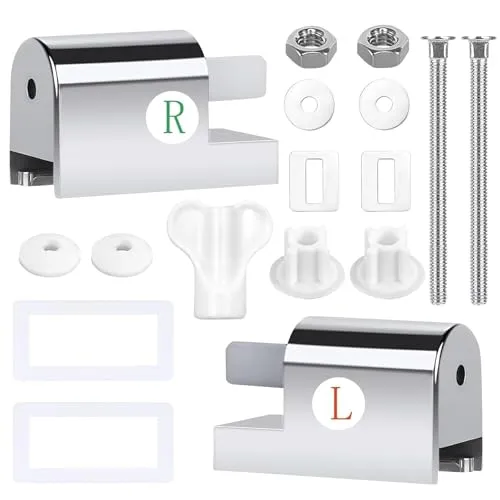 Universal WC Sitz Befestigung mit Soft-Close Scharnier