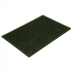 Kerbl Kratz- und Reinigungsmatte 40x60 cm - grün, flexible Fellpflege für Pferd, Kuh und Kalb, verhindert Wunden und Kratzer