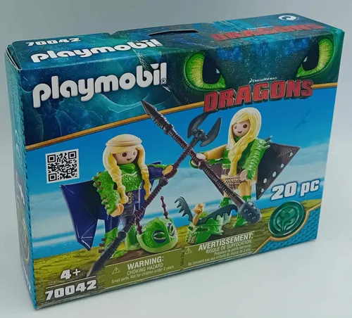 PLAYMOBIL 70042 Dragons Raffnuss und Taffnuss mit Fluganzug Drachen Drache NEU