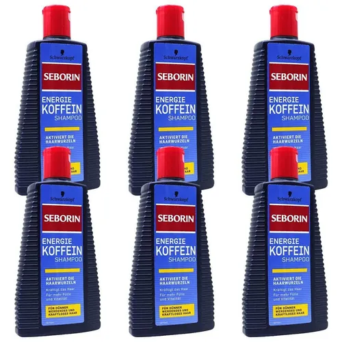 Schwarzkopf Seborin Energie Koffein Shampoo, (6er Pack) 250ml