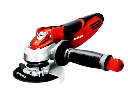 Winkelschleifer TE-AG 115/600 rot/schwarz, 600 Watt - Schleifmaschine mit 600 Watt Leistung und 115 mm Schleifscheiben, ausgestattet mit einem komfortablen Softgrip für optimale Handhabung.