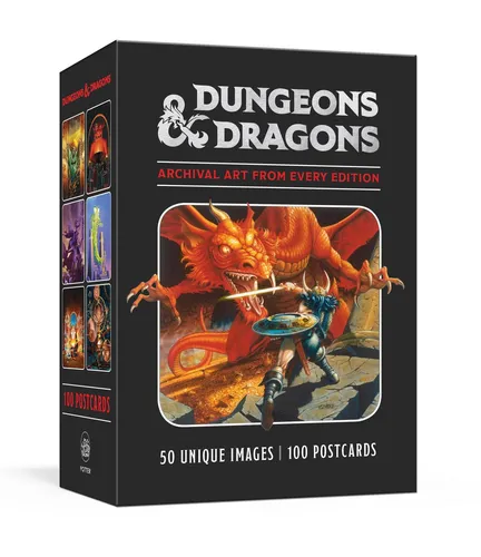 Dungeons & Dragons 100 Postcards: Archival Art from Every Edition - Bücher, 100 hochwertige Postkarten mit ikonischer Kunst aus jeder Edition für Fans und Sammler.
