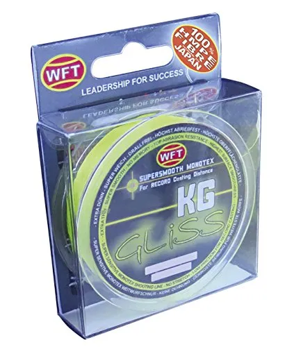 WFT Gliss KG Monotex Line 150m, Farbe:Gelb, Durchmesser/Tragkraft:0.10mm /4kg Tragkraft