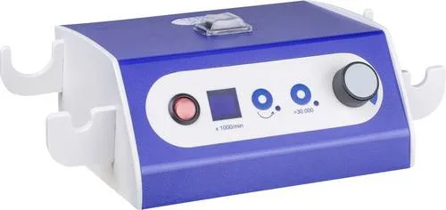 PFERD MIM STG2S Mikromotorsystem 230V - Kantenfräsen mit stufenloser Drehzahlregelung bis 60.000 RPM, ideal für präzise Arbeiten. Inklusive 2 m Netzkabel und Handstückablagen.