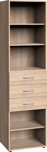 Wimex Standregal Multiraumkonzept - Standregal in Eiche sägerau-Nachbildung, planbar und erweiterbar, ideal für flexible Raumgestaltung und individuellen Stauraum.