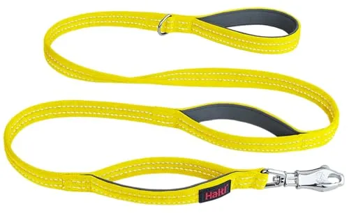 Halti BRIG Sicherheitsleine für große Hunde – Neongelb, 1,5m, ultrastarker Karabiner