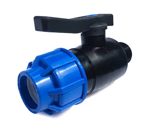 PP Kugelhahn 20mm x 1/2