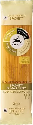 Spaghetti DI MAIS E RISO BIOLOGICI Senza GLUTINE 250 GRAMMI ALCE Nero (1000032924)