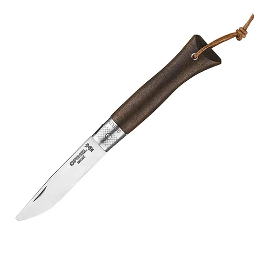 OPINEL Neo6 Opiflex Taschenmesser - Kompaktes Taschenmesser mit 7 cm Klinge aus martensitischem Edelstahl und edlem Walnuss-Griff. Innovativer OPIFLEX-Mechanismus für intuitive Handhabung. Ideal für den täglichen Gebrauch und unterwegs.
