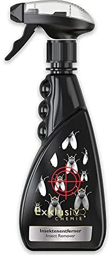 Exklusiv Chemie® Insektenentferner Auto | Reinigt Windschutzscheiben, Scheinwerfer, Lack- und Chromteile | Insekten Reiniger für Autopflege | Laugenfrei & ohne Silikon | 500 ml