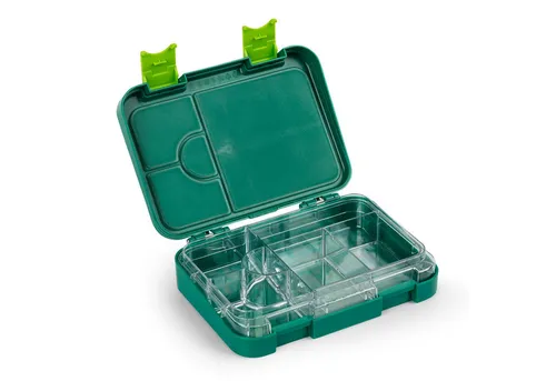 Klarstein Frischhaltedose junior Lunchbox mit Fächern - Frischhaltedose für Kinder, mit separaten Fächern für optimale Aromaerhaltung und einfache Reinigung. Ideal für Schule und Ausflüge.