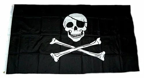 Flagge / Fahne Pirat Freibeuter Hissflagge 60 x 90 cm