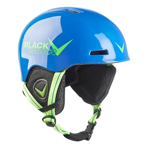 Black Crevice Kinder Skihelm Stubai, blau/grün, 48-52 cm