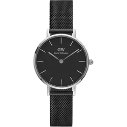 Daniel Wellington Petite Uhr 28mm Edelstahl Silber - Elegante Damenuhr aus 316L Edelstahl, wasserfest bis 3ATM, ideal für jeden Anlass und perfekt kombinierbar mit unserer Schmuckkollektion.