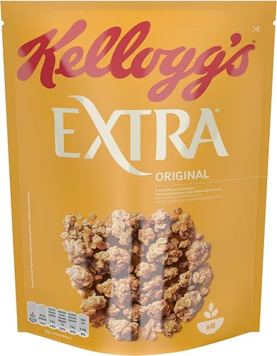 Kellogg's Extra Original Knusprige Haferflocken 100% Vollkorn  375g-Packung