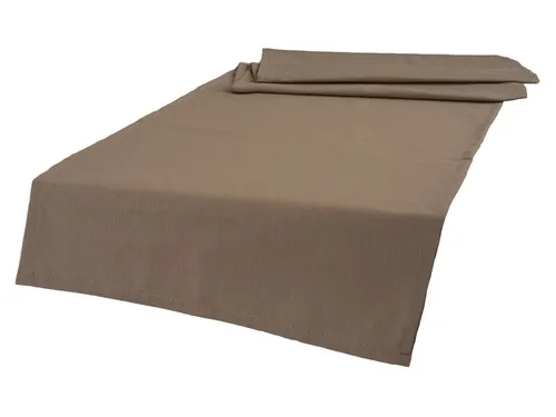 beties Tischläufer Wunschton (1-tlg, 1 Stück Tischläufer), Tischläufer ca. 40x130 cm, unifarben, einfarbig deep-taupe