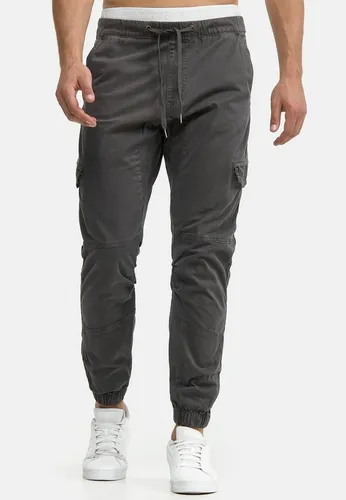 Indicode Cargohose Herren Levy Jogger-Pant mit elastischem Bund und Kordelzug
