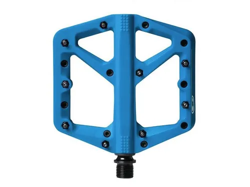 Crankbrothers Pedale Stamp 1 Blau - Fahrradpedale mit leichtem Verbundkörper, optimaler Traktion durch 9 verstellbare Stifte und langlebigen Komponenten für beste Leistung auf dem Trail.